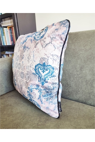Ju Yaratıcı Tasarım Biyeli Yastık Kırlent Kılıfı Desenlii 45 x 45