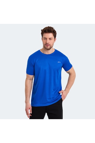 Slazenger ODALIS I Erkek Saks Mavi Tişört