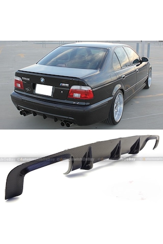 Bmw E39 1998-2004 Plastik Boyasız M5 Arka Difüzör