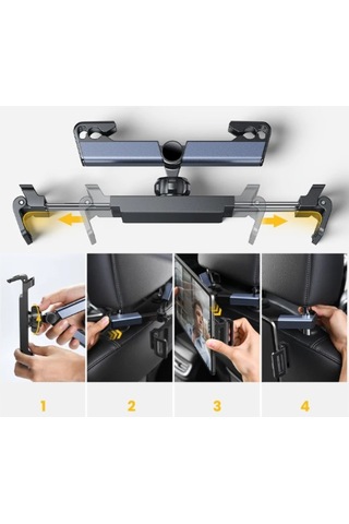 Koltuk Arkası Ayarlanabilir Tablet Telefon Tutucu Timya/go1395 204773