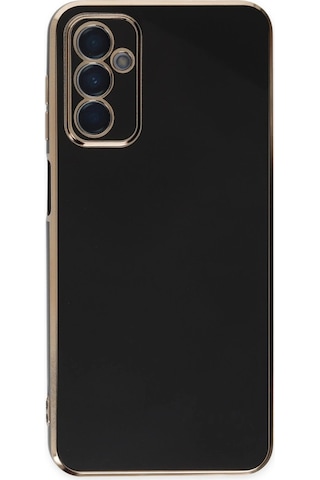 Samsung Uyumlu Galaxy M23 Kılıf Volet Silikon Siyah