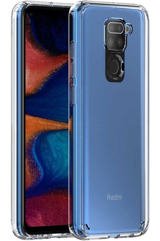 Xiaomi Redmi Note 9 Kılıf Zore Coss Şeffaf Sert Silikon Kılıf Renksiz
