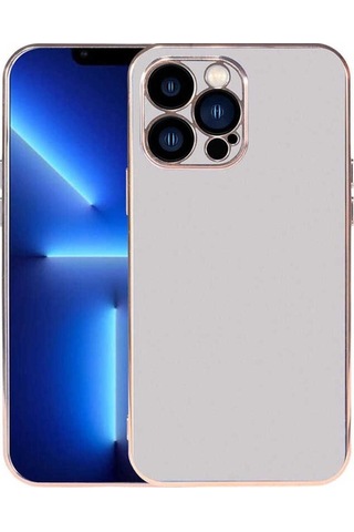 Apple Uyumlu iPhone 13 Pro Kılıf Zore Viyana Kapak Gümüş