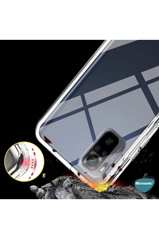 Microsonic Xiaomi Redmi Note 10S Kilif 6 Tarafi Tam Soft Seffaf 503828958