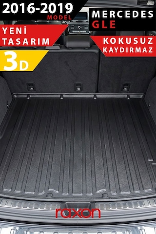Mercedes Gle 2016 2019 Bagaj Havuzu 3d Özel Kalıp Su Geçirmez Kaymaz