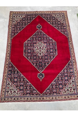 El Dokuma Ipek Yün Iran Tebriz Halı 310X214Cm 009