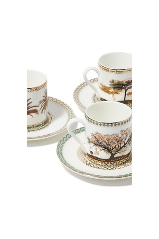 Eva Solo Espresso Fincanı Ve Tabağı, 6'lı Set Beyaz - Beyaz