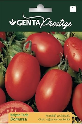 Genta - Yemeklik Ve Salçalık Oval İtalyan Tarla Domatesi Tohumu