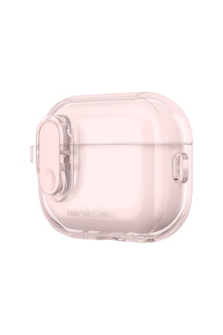 Airpods Pro 2 Kılıf Amazingthing Magnetik Kilit Tasarımlı Minimal Serisi Kılıf Pembe