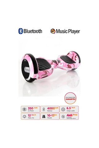 Elektrikli Kaykay Scooter Akıllı Denge Hoverboard + Hoverkart + Çanta Full Ledli Extrem Paket D05
