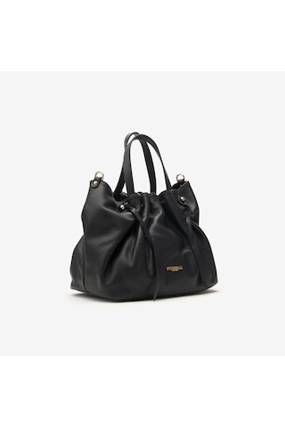 D28 Black Omuz Çantası Kadın Eolia Bag Piumelli Milano siyah