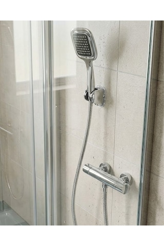 Northcity Siyah Duş Başlığı Seti - Spiral Hortumlu El Duşu Ve Duvar Askısı İle Modern Banyo Deneyimi