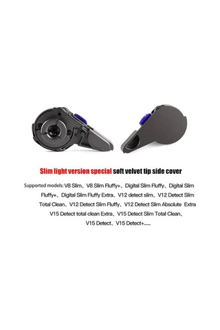 Sointeresting Digital Slim V8 Slim V12 V15 Detect Slim Elektrikli Süpürge Silindir Fırça Çubuğu Uç Kapağı Kapağı İçin Yedek Parçalar