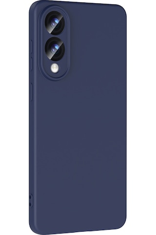 Galaxy Uyumlu S25 Edge Kılıf Mara Lansman İç Yüzeyi Kadife Kılıf Lacivert