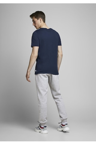 Jack & Jones Paçası Lastikli Eşofman Altı 12178421 Light Grey Melange Açık Gri - Turuncu