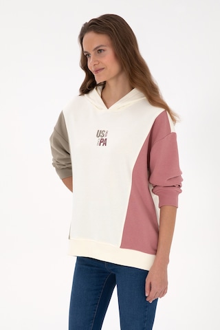 U.s. Polo Assn. Kadın Sweatshirt 50313585-vr256 İnci