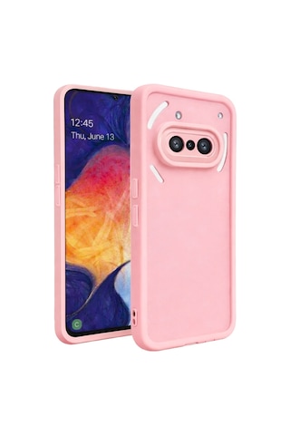 Nothing Phone 3a Uyumlu Kamera Çıkıntılı Mat Silikon Telefon Kılıfı Resimdeki