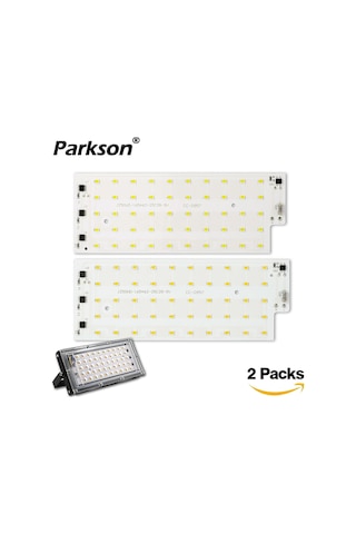 Sıcak Beyaz 2 Adet/grup 50w Led Çip Projektör Ac 220v 240v Smd 2835 Projektör Spot Boncuk Led Sokak Lambası Manzara Dıy Aydınlatma İçin