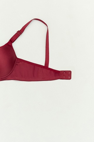 Fullamoda Desteksiz Telli Sütyen 24mıcg631214474-bordo Bordo