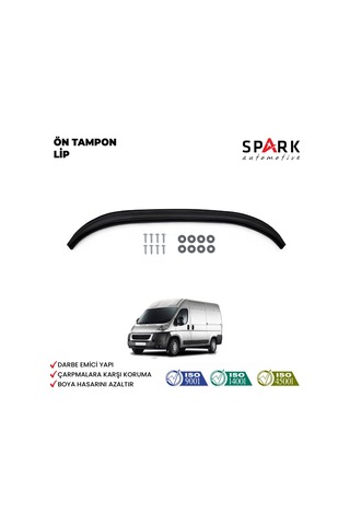 Peugeot Boxer 2006-2014 Yıl Aralığı Uyumlu Ön Tampon Lip Siyah