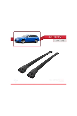 Seat Exeo 3r9 2009-2013 Arası İle Uyumlu Ace-1 Ara Atkı Tavan Barı Siyah