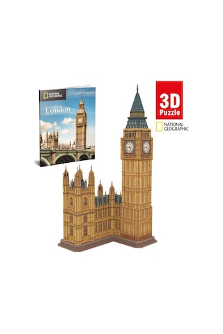 DS0992 Cubic Fun National Geographic Serisi Big Ben 94 parça / 3 Boyutlu Puzzle