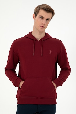 U.s. Polo Assn. Erkek Bordo Sweatshirt 50298271-vr014 Bordo
