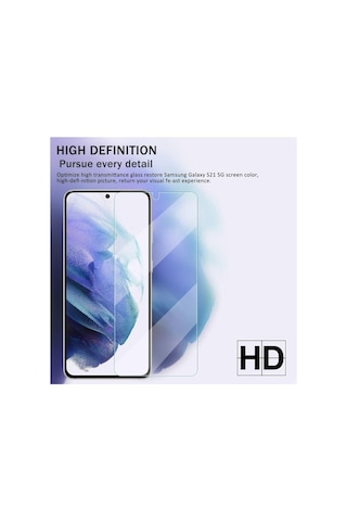 Samsung Galaxy Uyumlu S21 5g Nano Ekran Koruyucu Kırılmaz Cam - Ultra Ince Senalstore