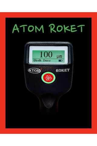 Yeni Atom Roket Araç Boya Test Cihazı Kaporta Boya Kalınlık Ölçer
