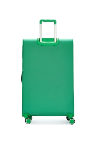 Benetton Büyük Boy Kumaş Valiz Yeşil Bnt2400