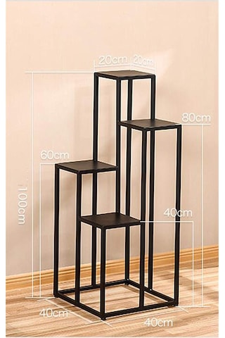 Metal Çiçeklik Modeli Çiçeklik Sehpası 4 Katlı Saksılık Diğer