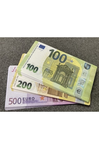 150 Adet Karışık Euro 100-200-500 Euro Geçersiz Eğlence Oyun Ş.