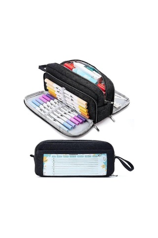 3 Bölmeli Kalem Kutusu Büyük Kapasiteli Kalem Kutusu Kalem Kutusu Kalem Çantası Diğer