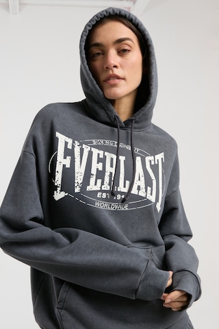 Everlast Authentic Boxing Wmn Oversize Antrasit Kadın Kapüşonlu Sweatshirt Antrasit