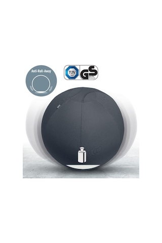 Leitz Ergo Active Kaymaz Oturma Topu 75 Cm - Koyu Gri - Kod:65430089