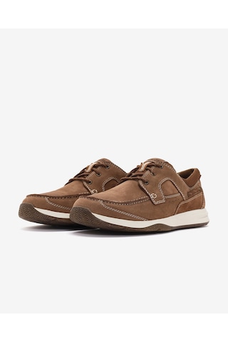 Clarks Sailview Lace Light Tan Nubuck Erkek Bej Günlük Ayakkabı 26176971