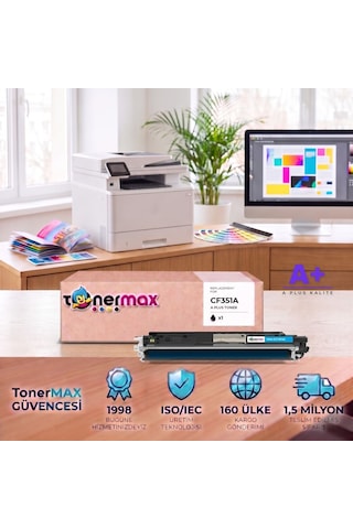 Hp 130a Cf351a Mavi Uyumlu Toner A Plus / Color Laserjet Pro Mfp M176 / M177