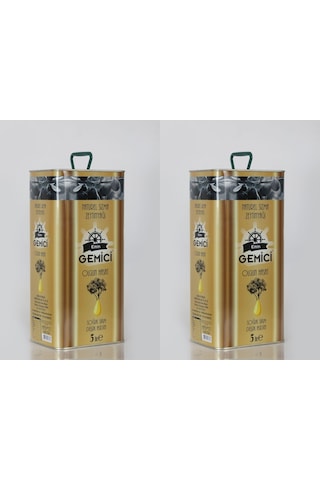 Emin Gemici Olgun Hasat Soğuk Sıkım Natürel Sızma Zeytinyağı 2 x 5 L Emin Gemici Olgun Hasat Soğuk Sıkım Natürel Sızma Zeytinyağı 2 x 5 L