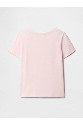 Kız Bebek Gap Logo Grafikli T-shirt Pembe-6002 Pembe