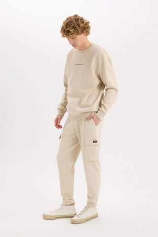 DeFacto Regular Fit Jogger Eşofman Altı Basic Düz Kargo Cepli Lastikli Paça D5252AX25SPBG155