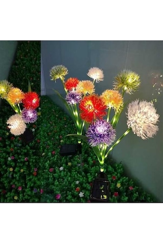 Besthome1 3 Başlı Güneş Enerjili Bahçe Yol Işığı, 2 Kutulu, Renk Değişen, Ip44 Su Geçirmez