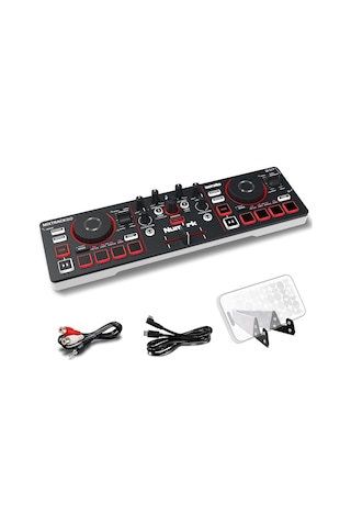 Mixtrack Go Kompakt Bluetooth Dj Controller 2 Deck, Stems Kontrolü, Smart Fader, Kapasitif Dokunmatik Jog Wheel, Us
