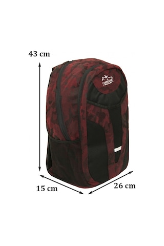 Cambridge Polo Club Kadın Sırt Çantası Yandan Cepli-Bordo