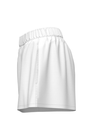 Calvin Klein Kadın Beyaz Gizli Düğmeli Poplin Şort-16098