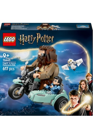 LEGO® Harry Potter™ Hagrid™ ve Harry’nin Motosiklet Yolculuğu 76443 - 9 Yaş ve Üzeri Koleksiyonluk Yaratıcı Oyuncak Yapım Seti (617 Parça)