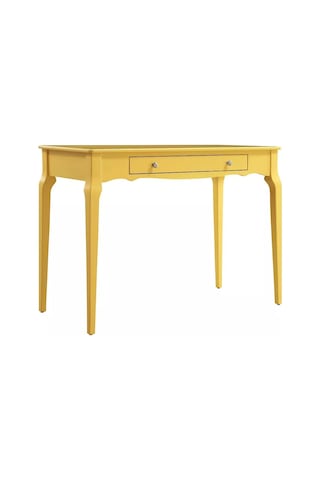 Wooding 120 Cm Masif Sarı Lake Bonamy Çalışma Masası Sarı