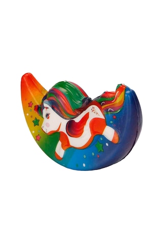 Squishy Ay Unicorn: Slow Rising Köpük Oyuncak Kawaii Stres Giderici Figür Unicorn