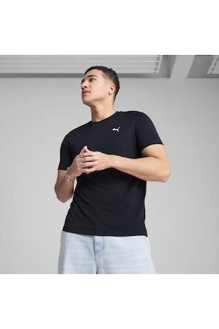 Puma 68254216 Ess Small Logo Poly Tee Erkek Spor Tişört Lacivert