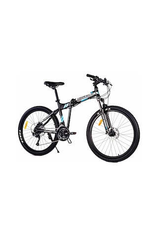 Geotech Fold Up 26d Pro 26 Jant 27vites Hd Katlanır Bisiklet 45 CM Mat Siyah - Mavi