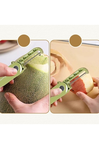 Cbtx Katlanır Depolama Mutfak Ev Kesme Bıçağı Açık Taşınabilir Paslanmaz Çelik Meyve Düzlemi Soyma Cihazı Mor